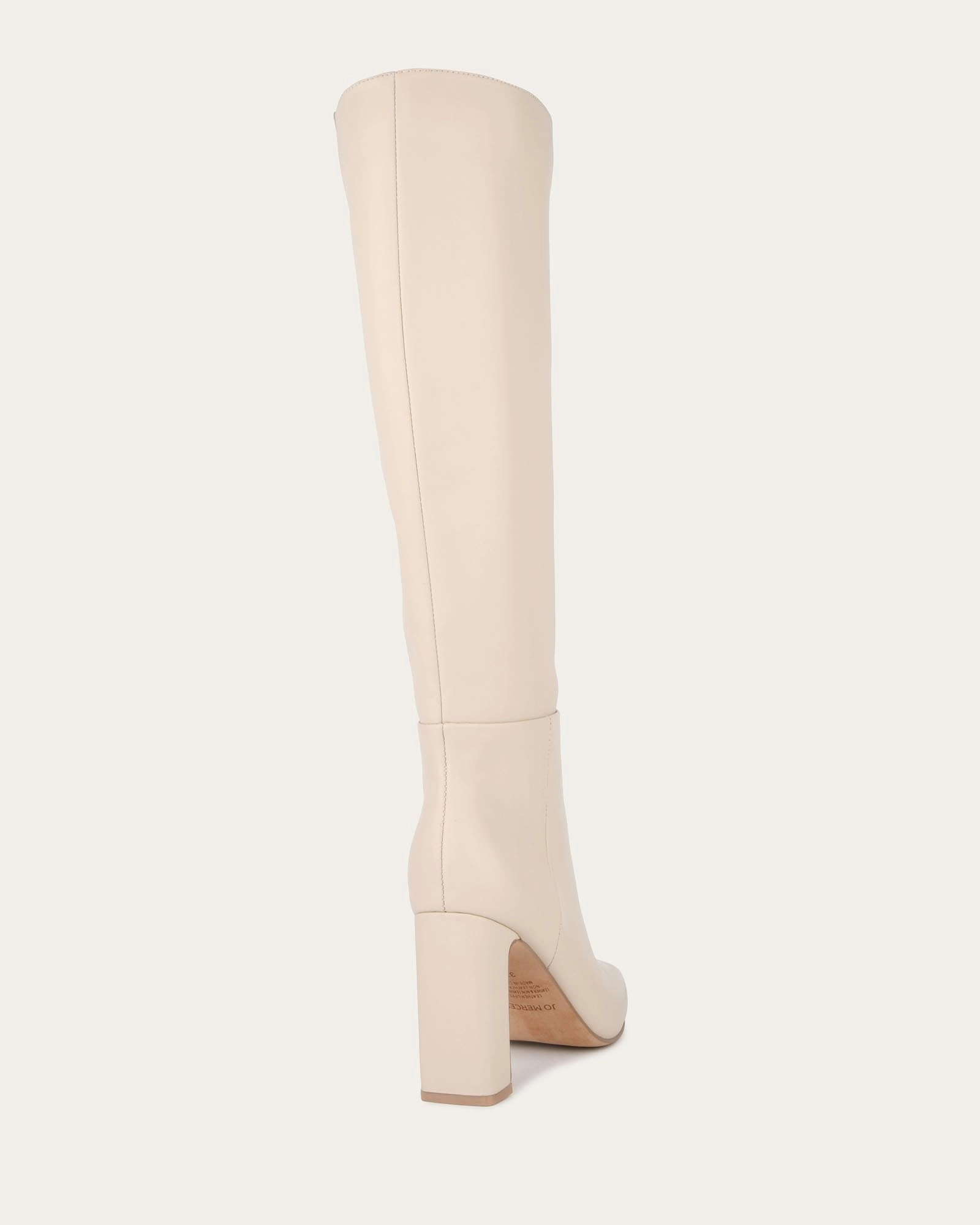 Stormi Knee Boots Sand Leather Next In Line