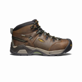 Men'S Detroit Xt Waterproof Boot (Steel Toe)  |  Cascade Brown/Bronze Green Urban Flowwear