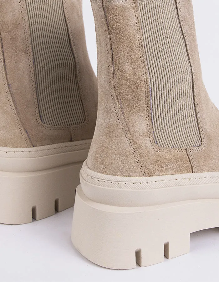 Delya Beige Suede Subtle Style Gear