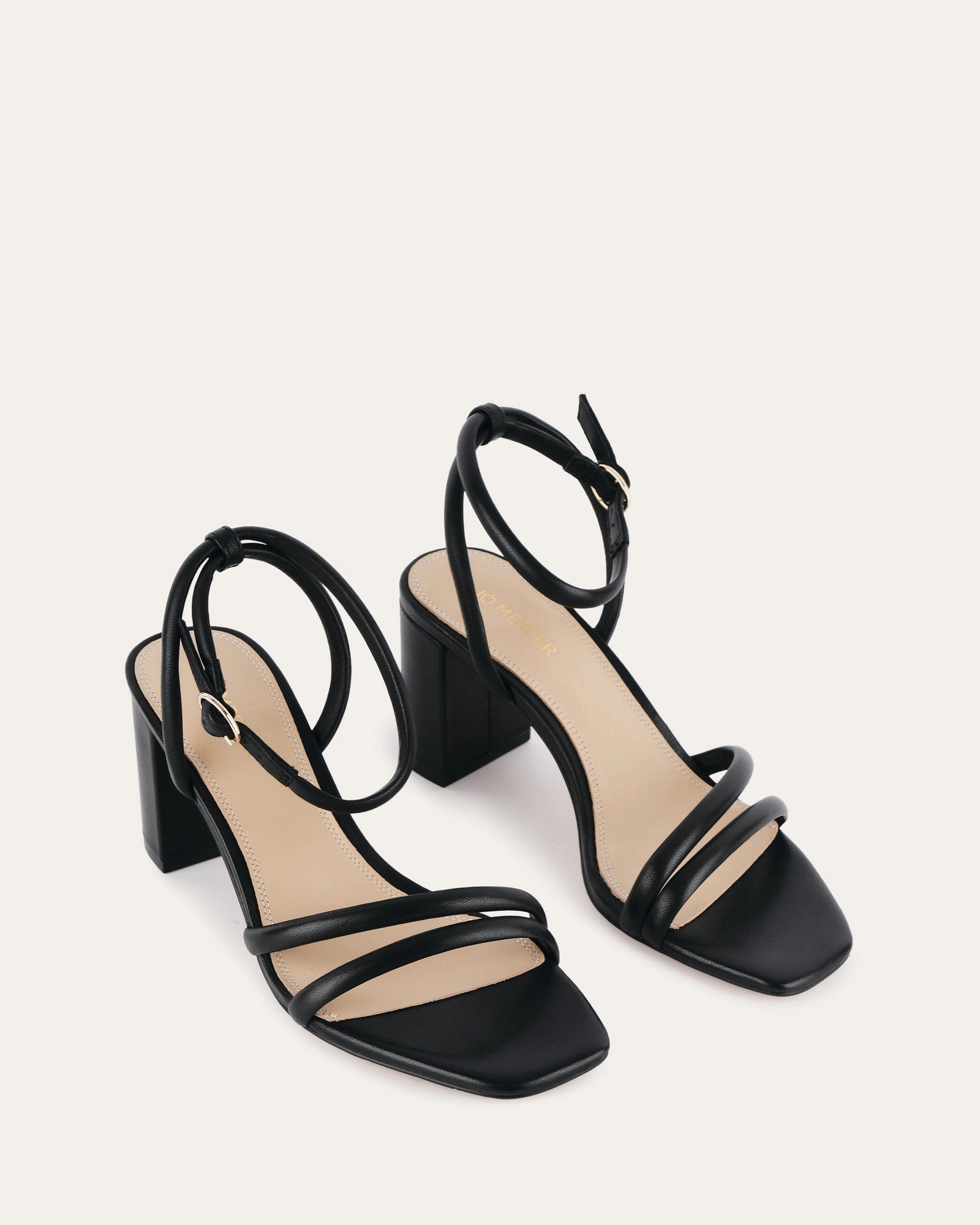 Sleek Vibes Smart Design Gear Nino High Heel Sandals Black Leather