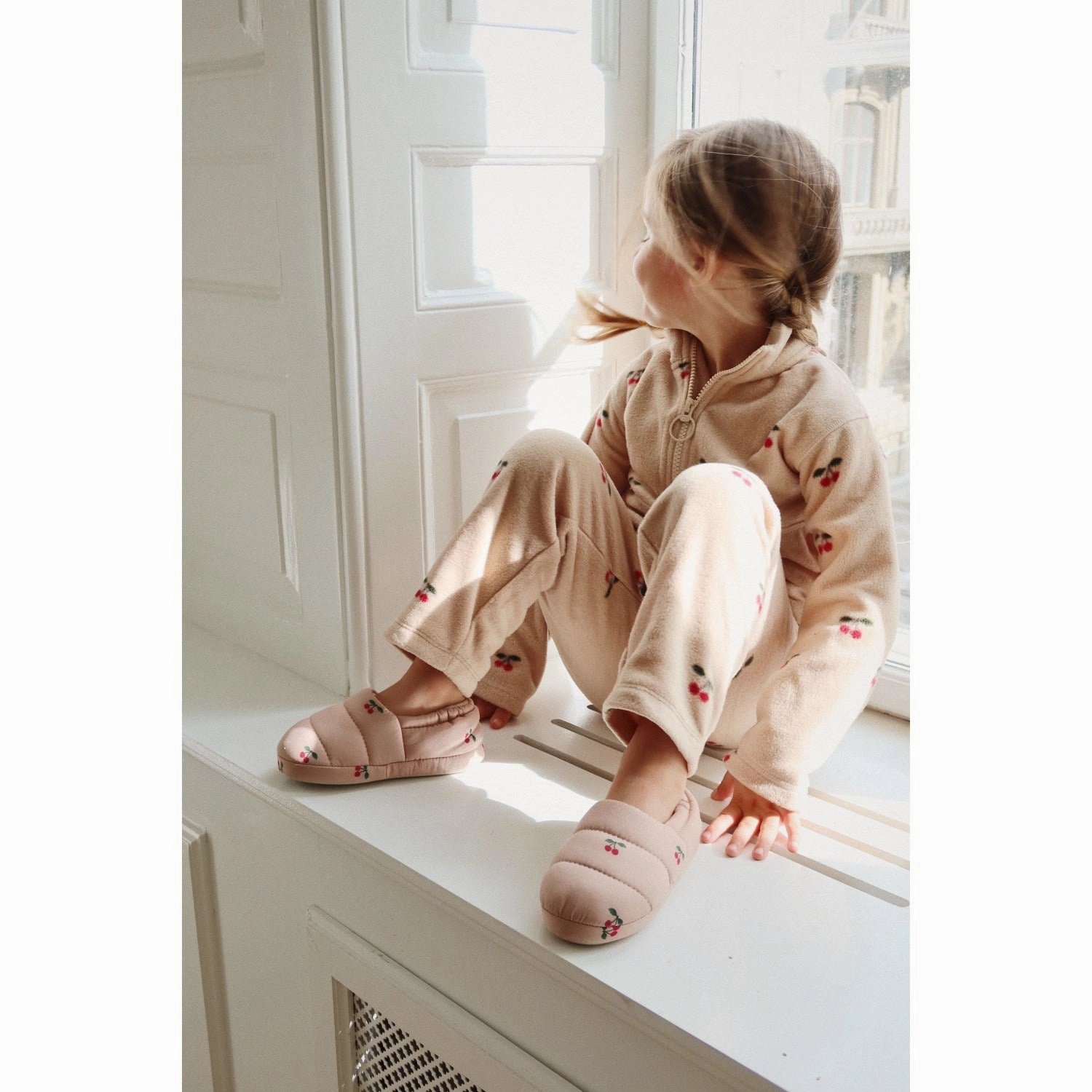 Konges Sl?Jd Cherry Blush Globe Footies Bold Harmony