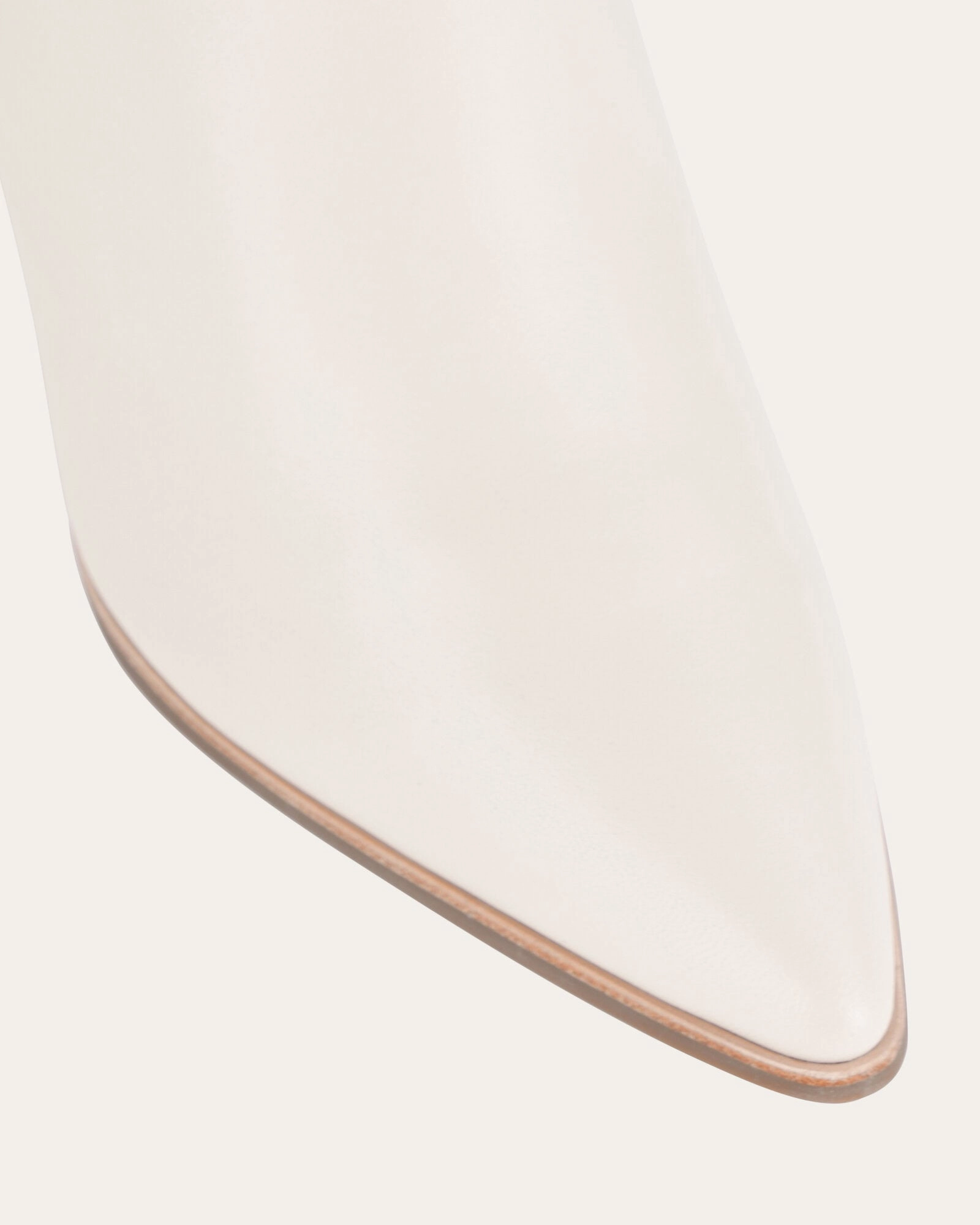 Tatiana High Ankle Boots Off White Leather Style In Balance