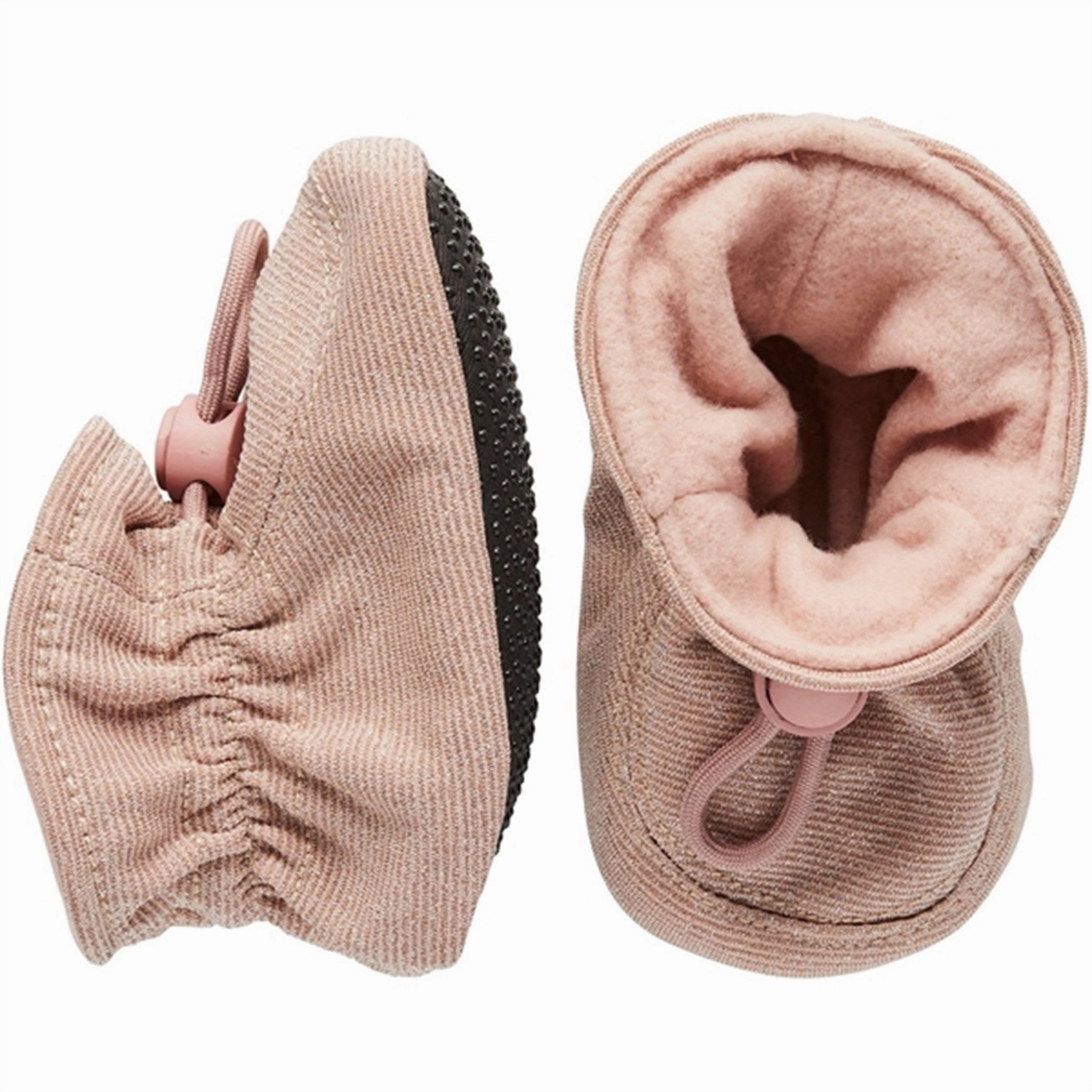 Effortless Minimal Flowwear Melton Textile Slippers Glitter Alt Rosa