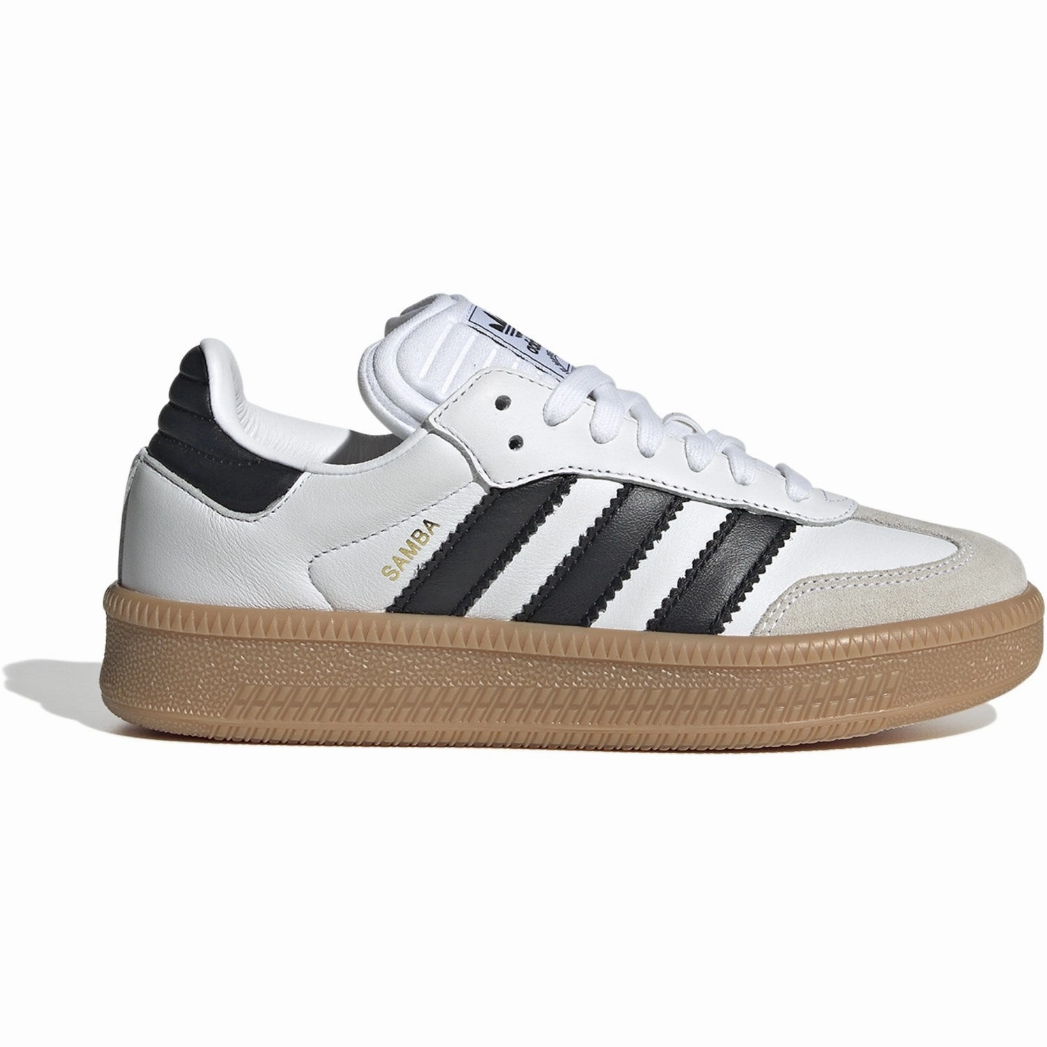 Refined Edge Ease-Ready Adidas Originals Ftwwht/Cblack/Gum3 Samba Xlg J Sneakers