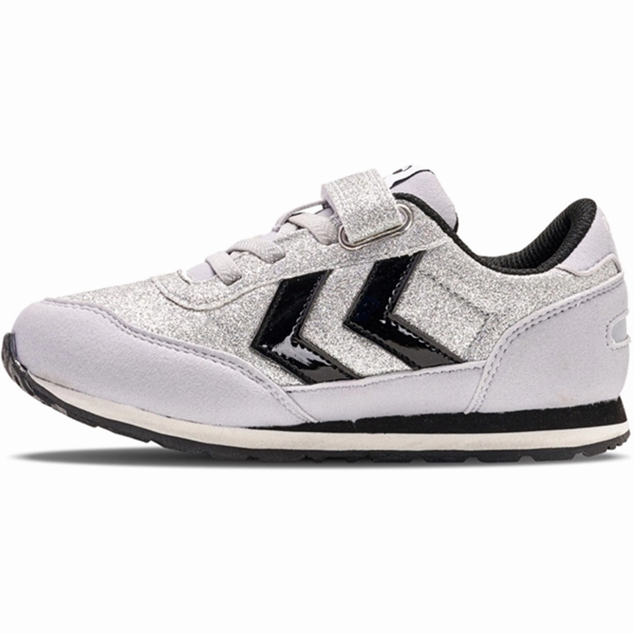 Refined Comfort Streamlined Edge Hummel Reflex Glitter Jr Sneakers Silver
