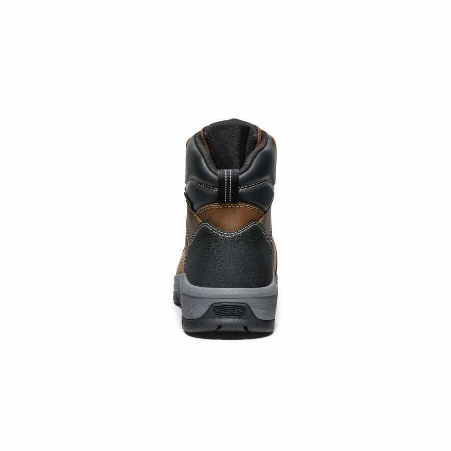 Men'S Evanston 6" Waterproof Boot Int Met (Carbon Toe)  |  Bison/Black Refined Looks Elevate Your Routine