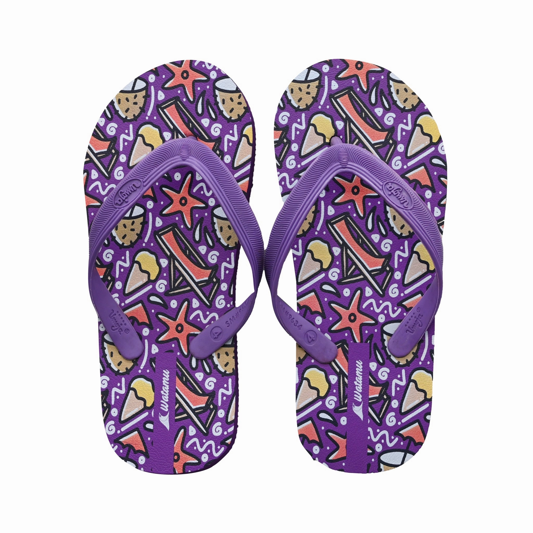Digital Slippers Girls - Summer Cool Fitwear