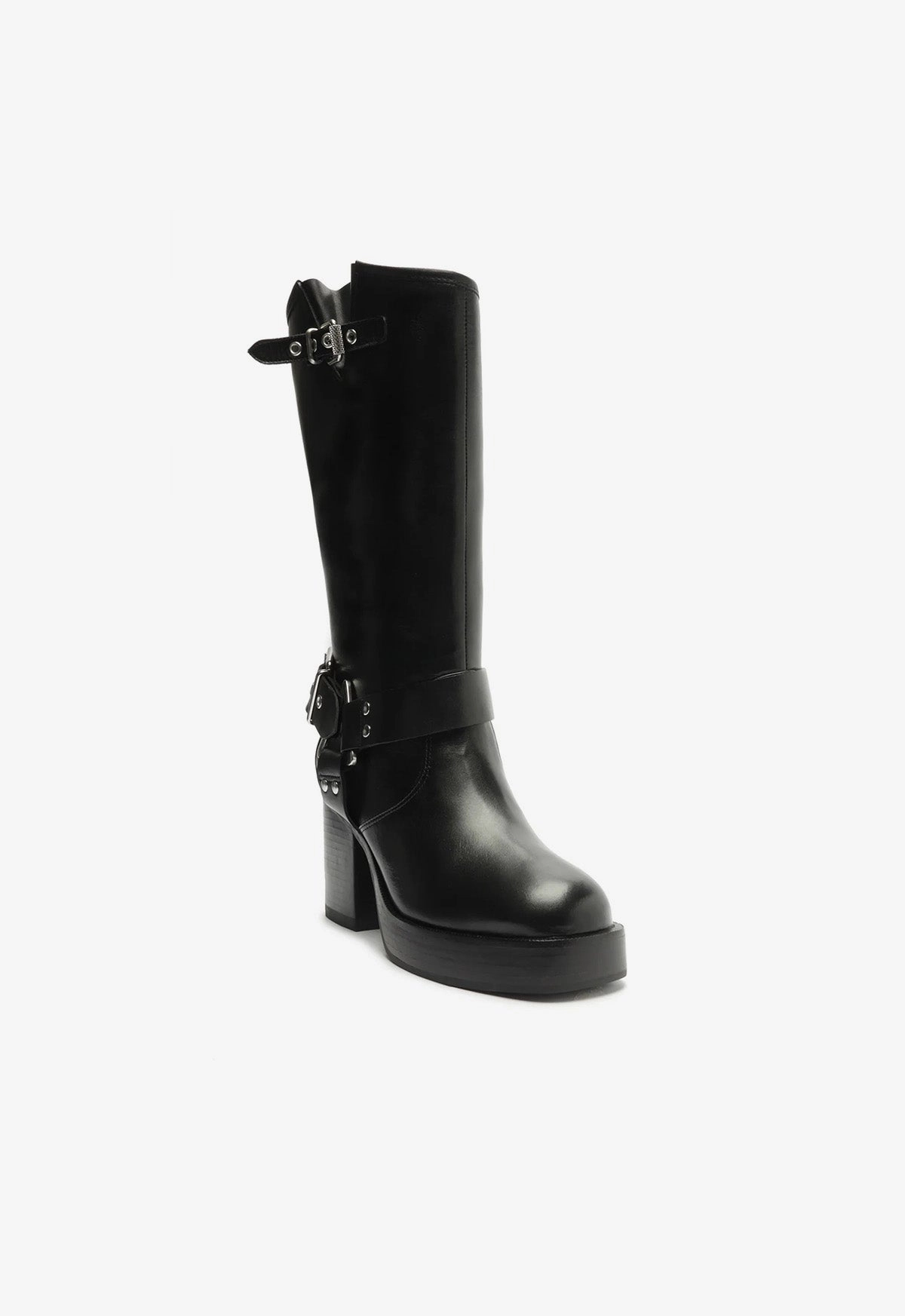 Kiara Block Atanado Leather Boot City Rhythm