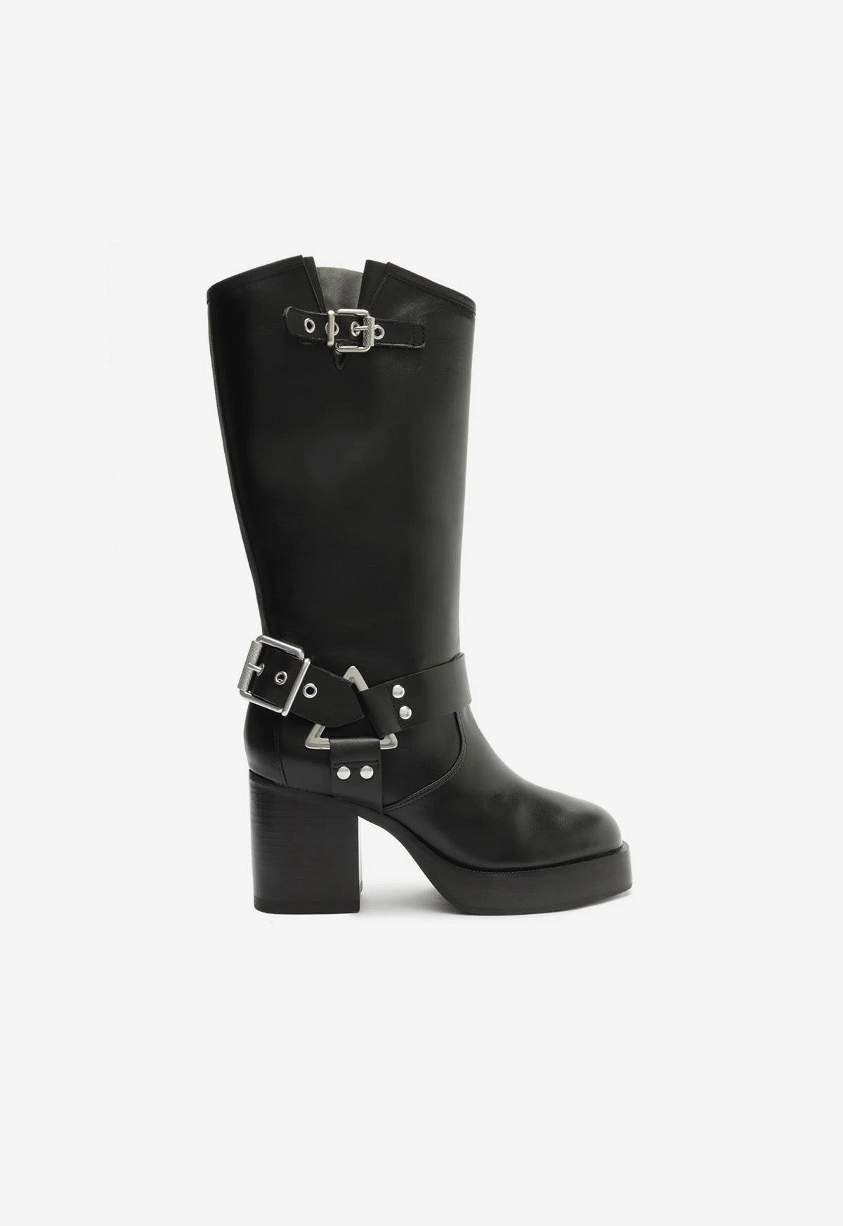 Function With Style Pure Function Kiara Block Atanado Leather Boot