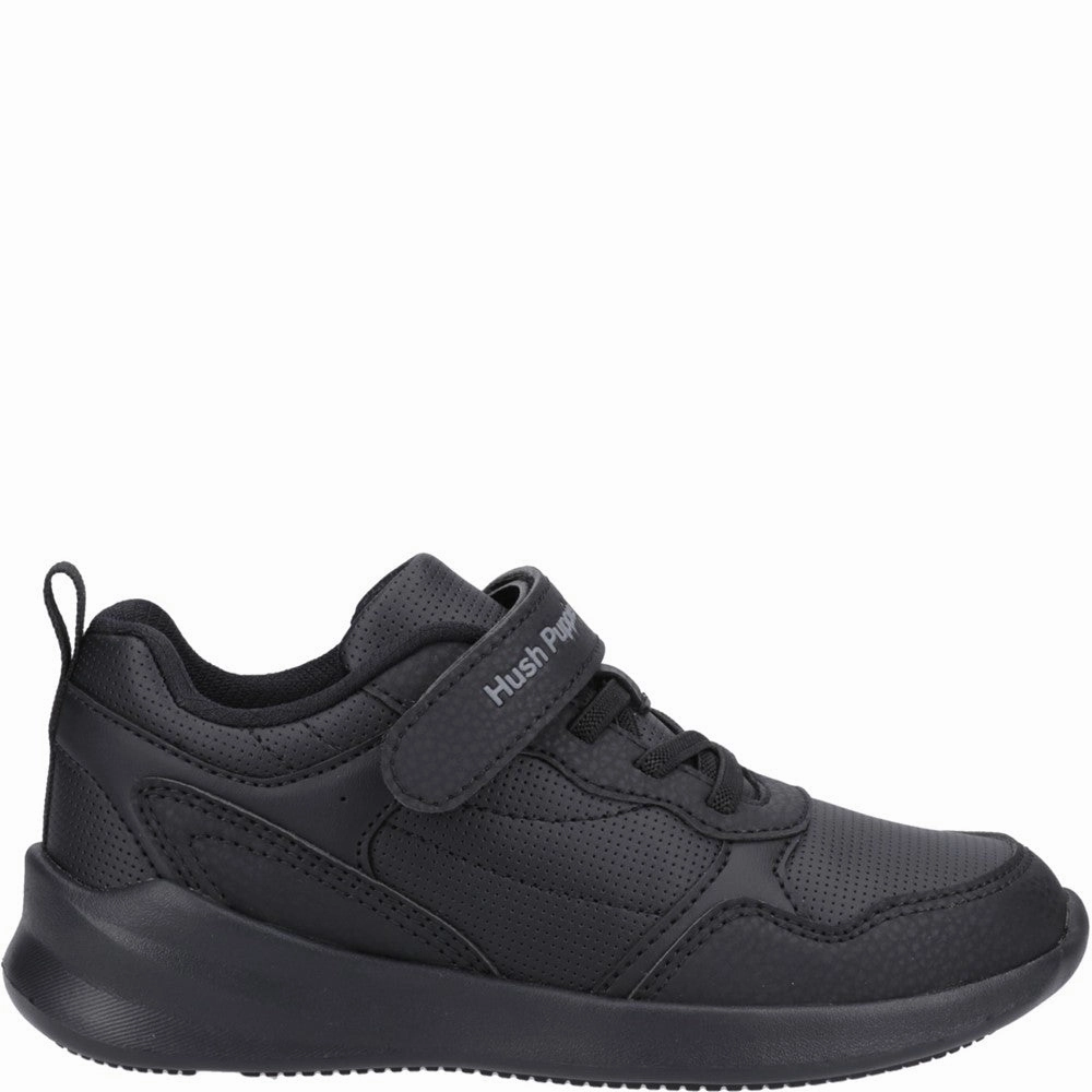 Movement Uniform Hush Puppies Marling Bungee Lace Junior School Shoes