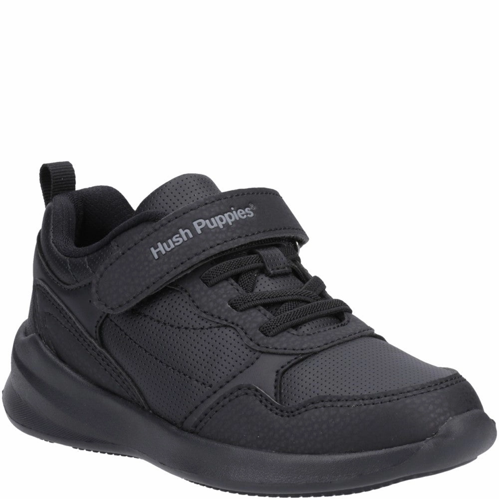 Smart And Simple Hush Puppies Marling Bungee Lace Junior School Shoes