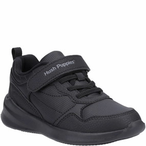 Smart And Simple Hush Puppies Marling Bungee Lace Junior School Shoes