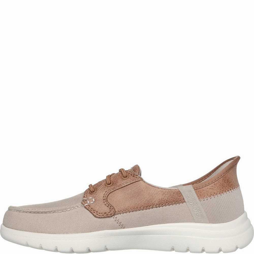 Skechers On-The-Go Flex - Palmilla Boat Shoe Inspired Layerwear Ease In Design