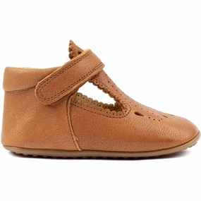 Pom Pom Camel Slippers Ballerina T-Bar Go-To Gear