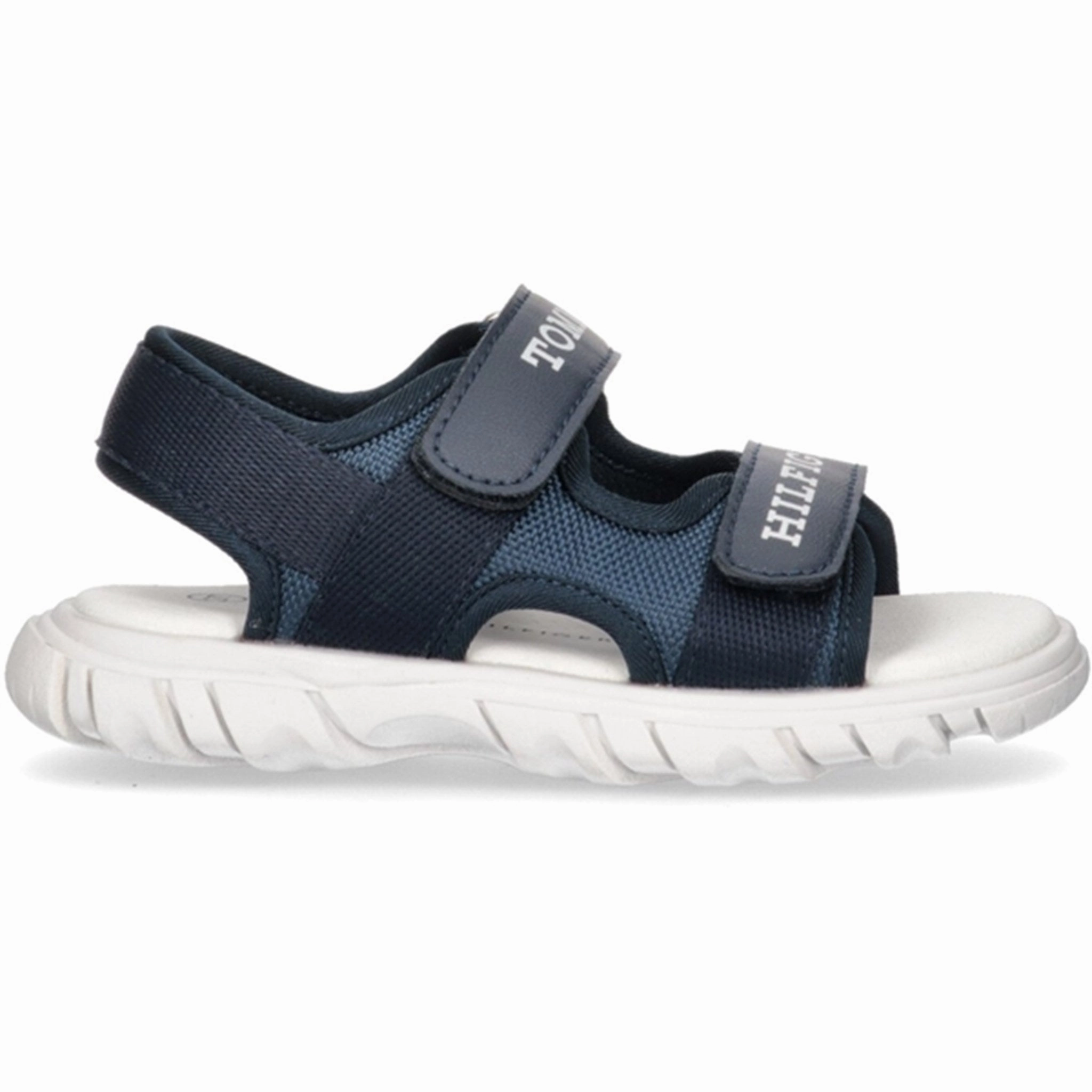 Tommy Hilfiger Logo Velcro Sandal Blue Your Livewear Street Form