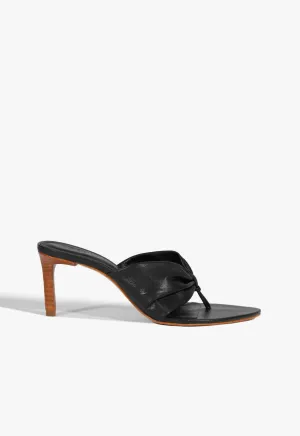 Lori Mid Leather Sandal Multi-Wear Essentials All-Day Movement