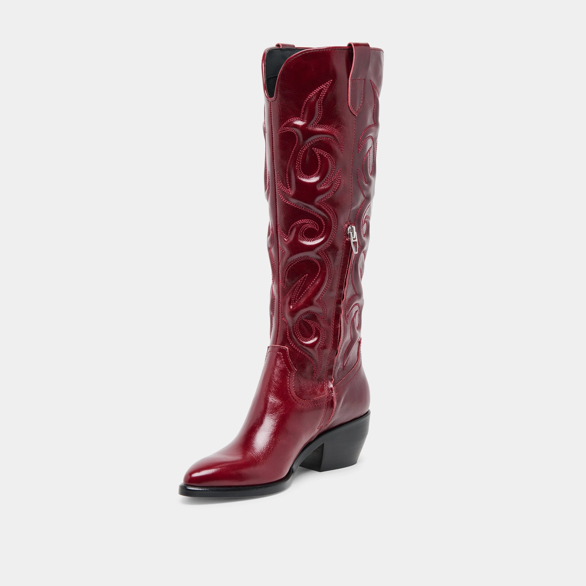 Less Is Bold Mirla Boots Oxblood Leather