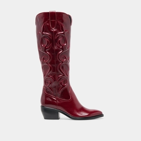 Modern Identity Mirla Boots Oxblood Leather