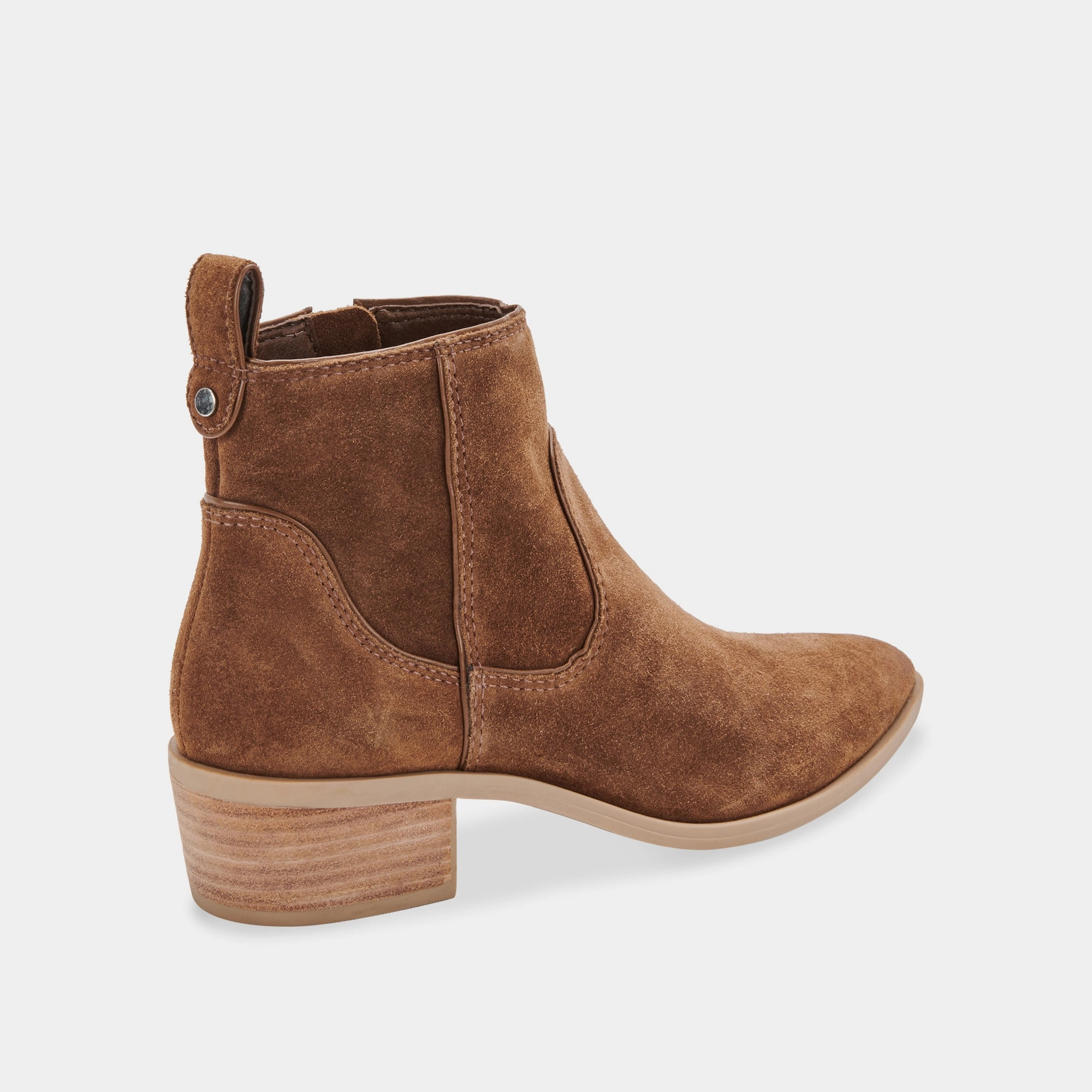 Able Booties Dk Brown Suede Integrated Cool