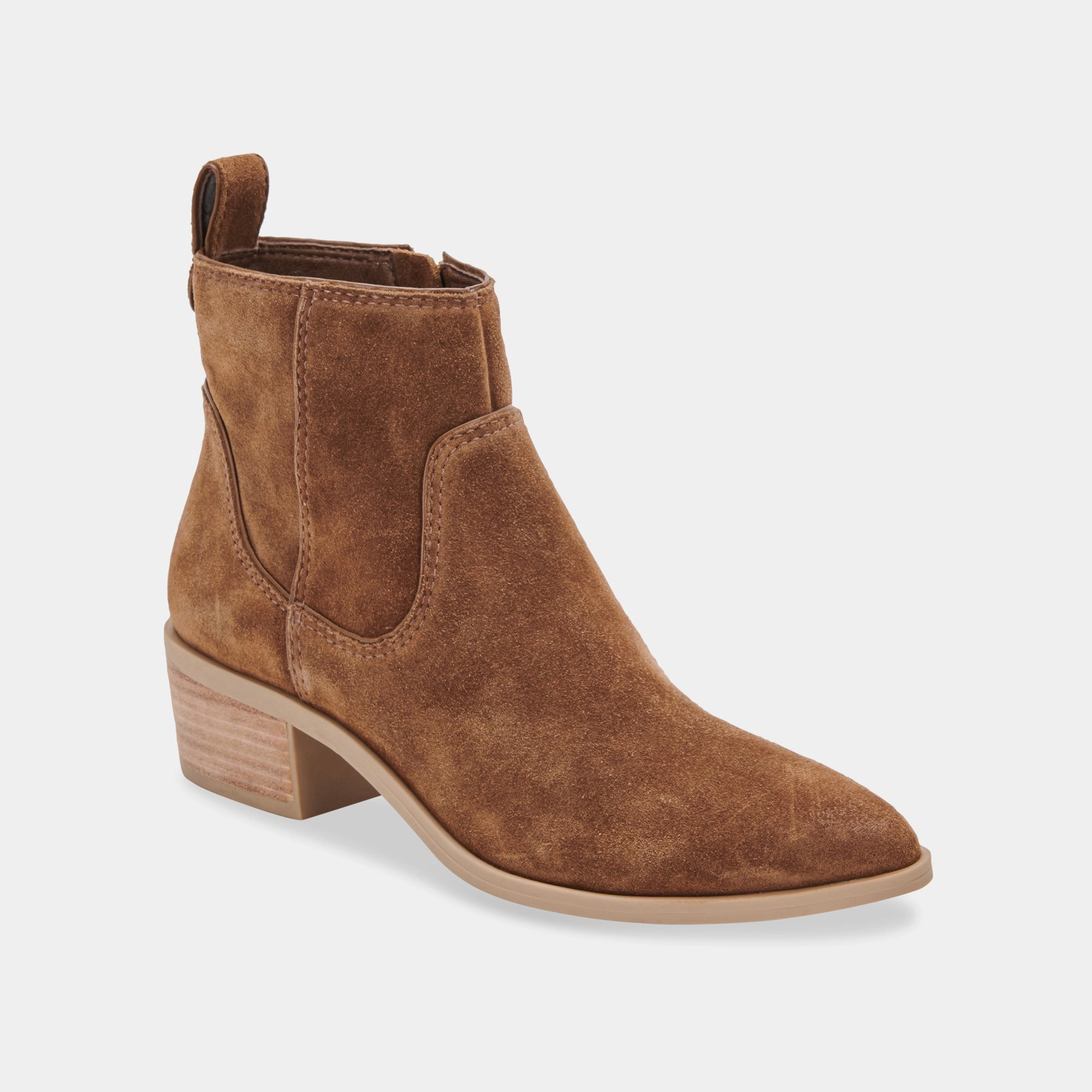Able Booties Dk Brown Suede Go-Mode Daily