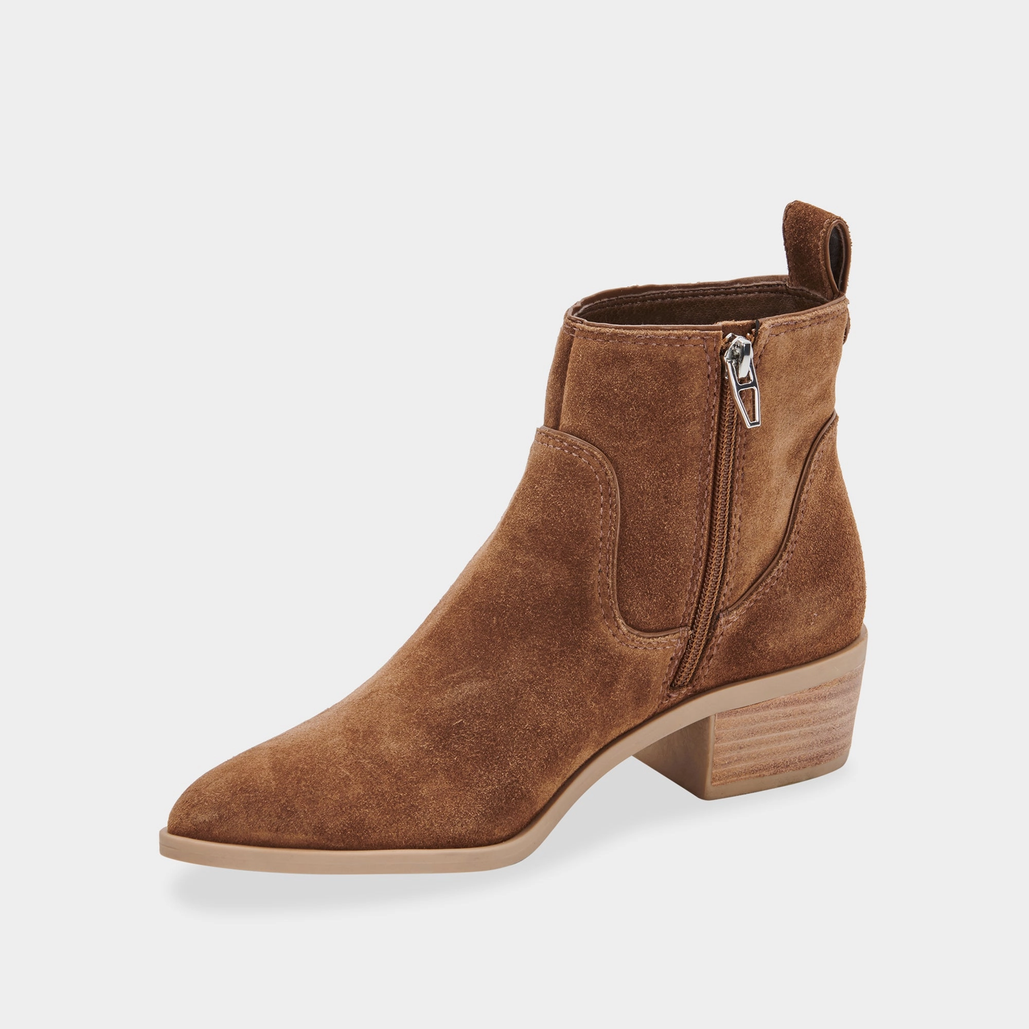 Street-Forward Able Booties Dk Brown Suede