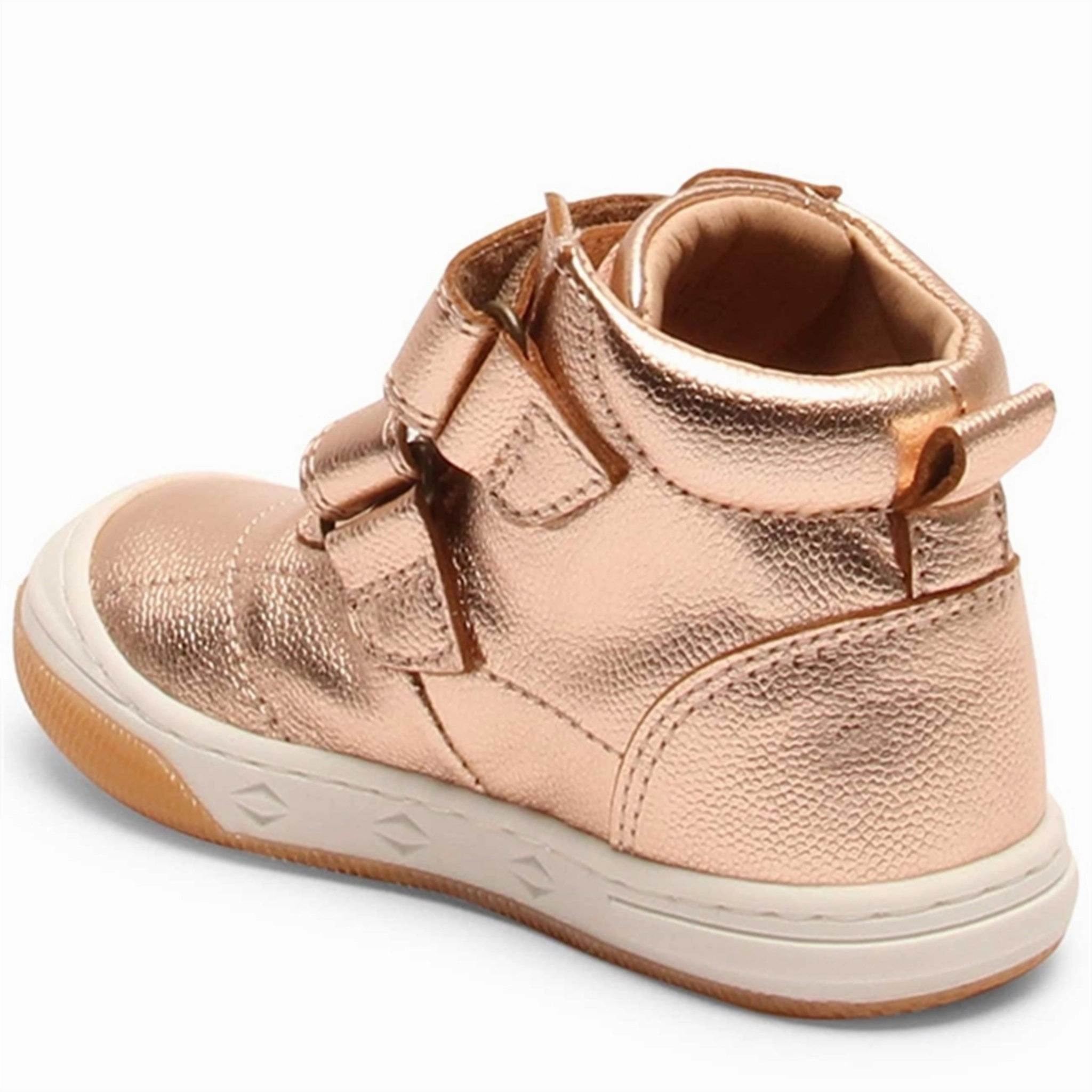 Bisgaard Velcro Shoe Juno Rose Gold Form-Led Rhythm Inspired