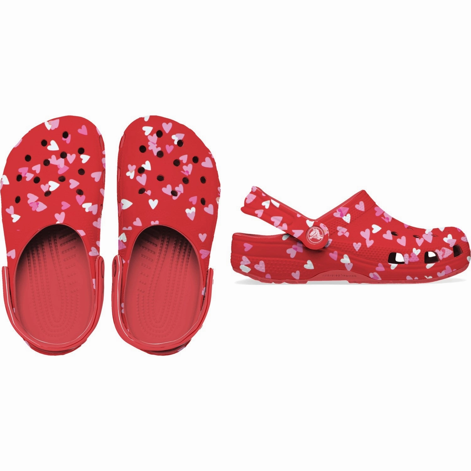 Everyday Function Modern Evolution Crocs Cherry Red Classic Vday Clog