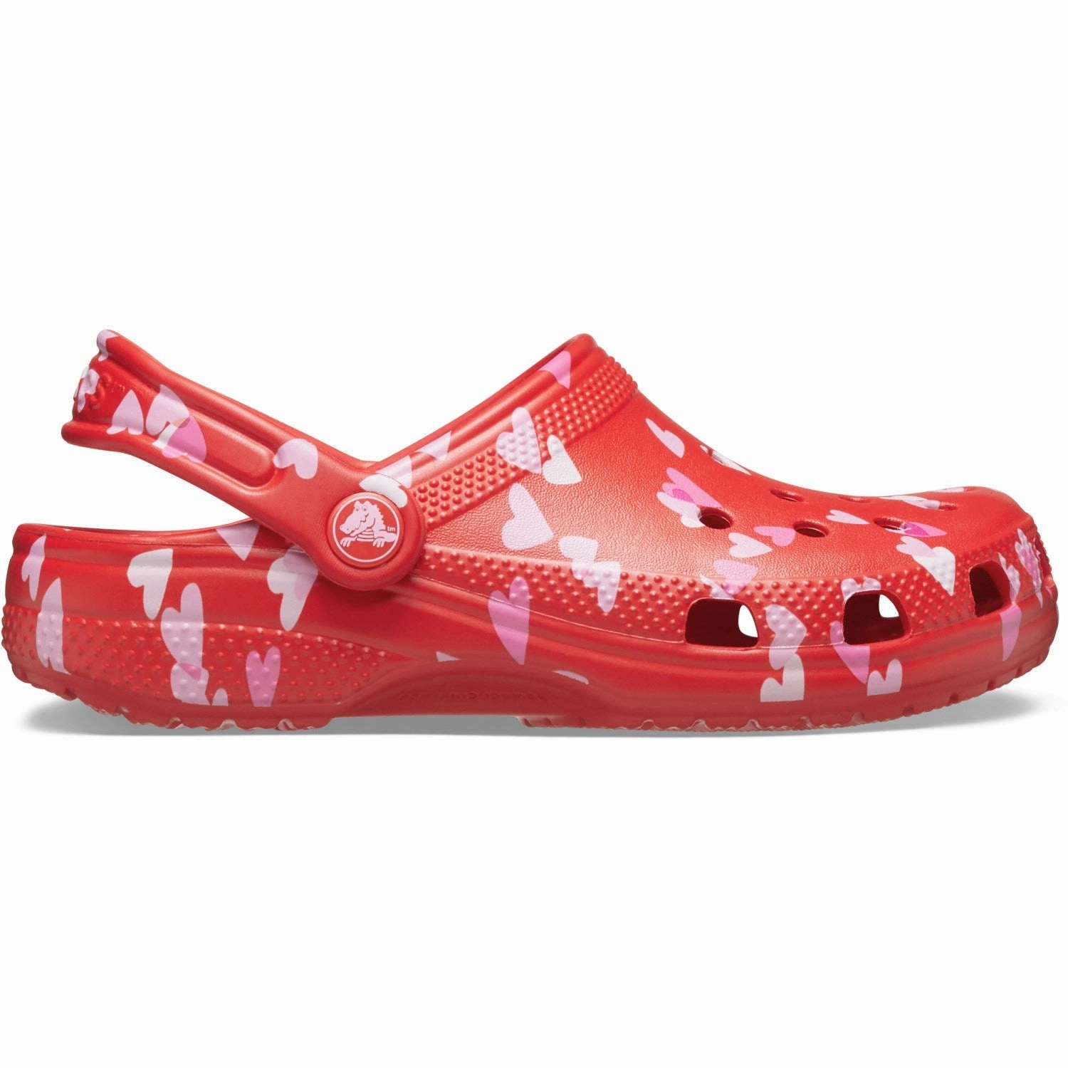 Crocs Cherry Red Classic Vday Clog Authentic Motion