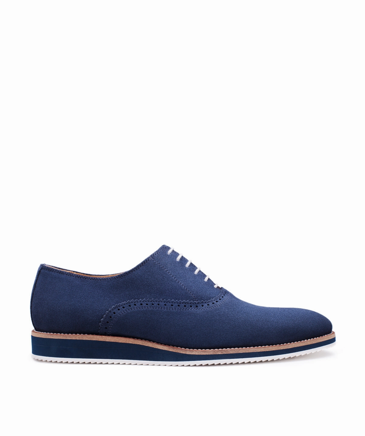 Bold Details Richelieu Will Suede Navy