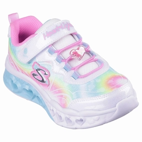 Crafted Pulse Skechers Flutter Heart Lights Sneakers White Multicolor