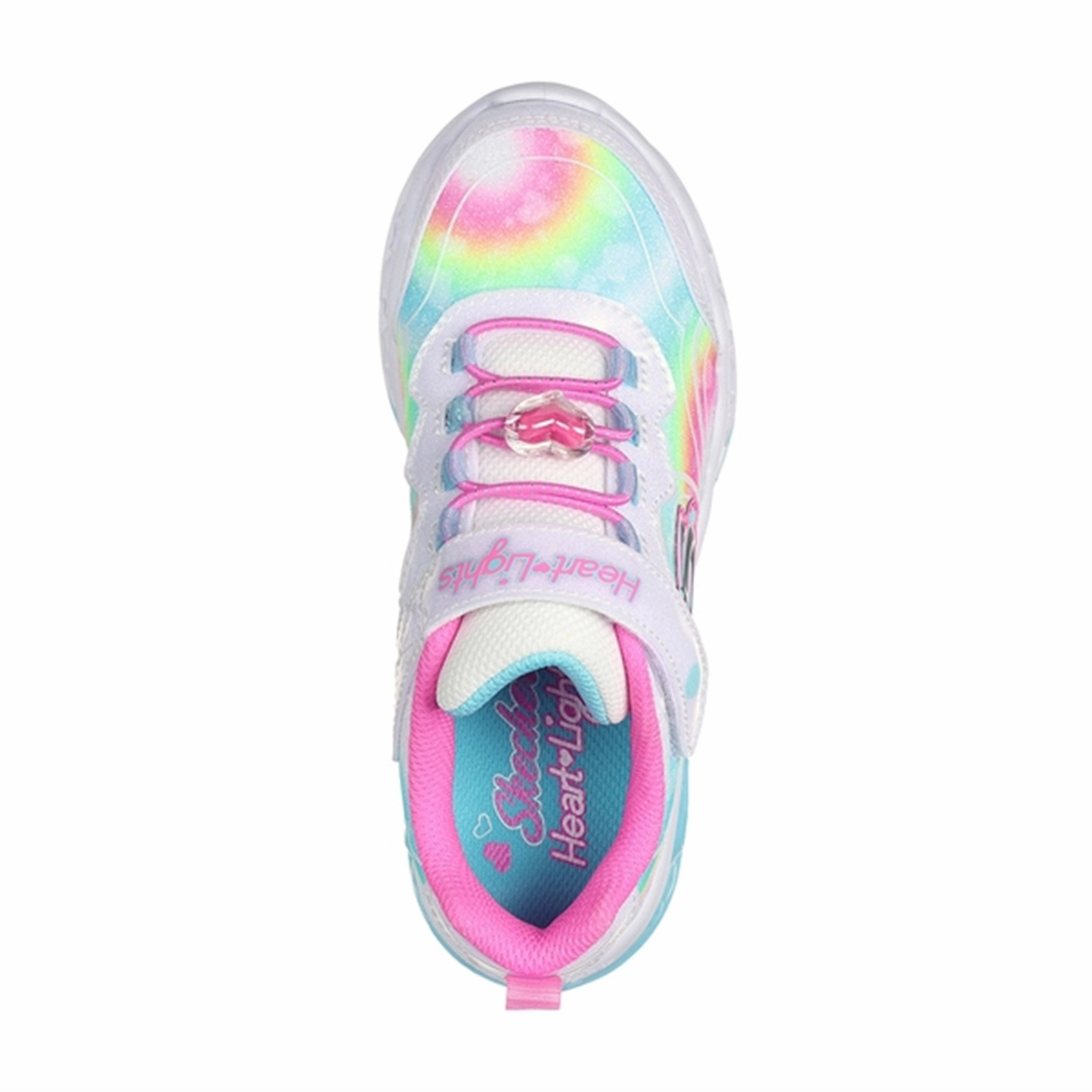 Modern Essentials Essential Uniform Skechers Flutter Heart Lights Sneakers White Multicolor