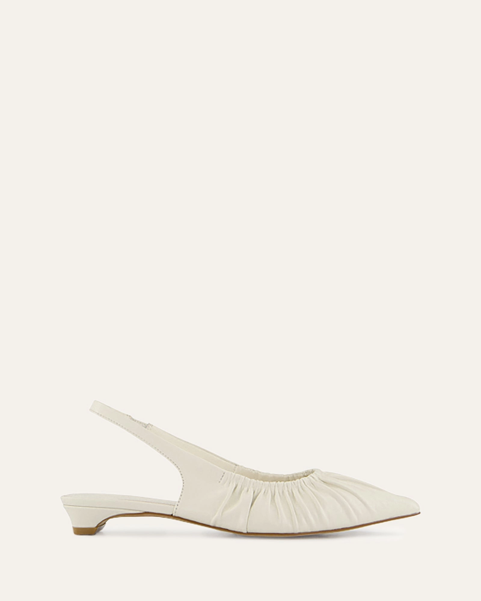 Ready To Flex Effortless Fit Adaline Dress Flats Off White Leather