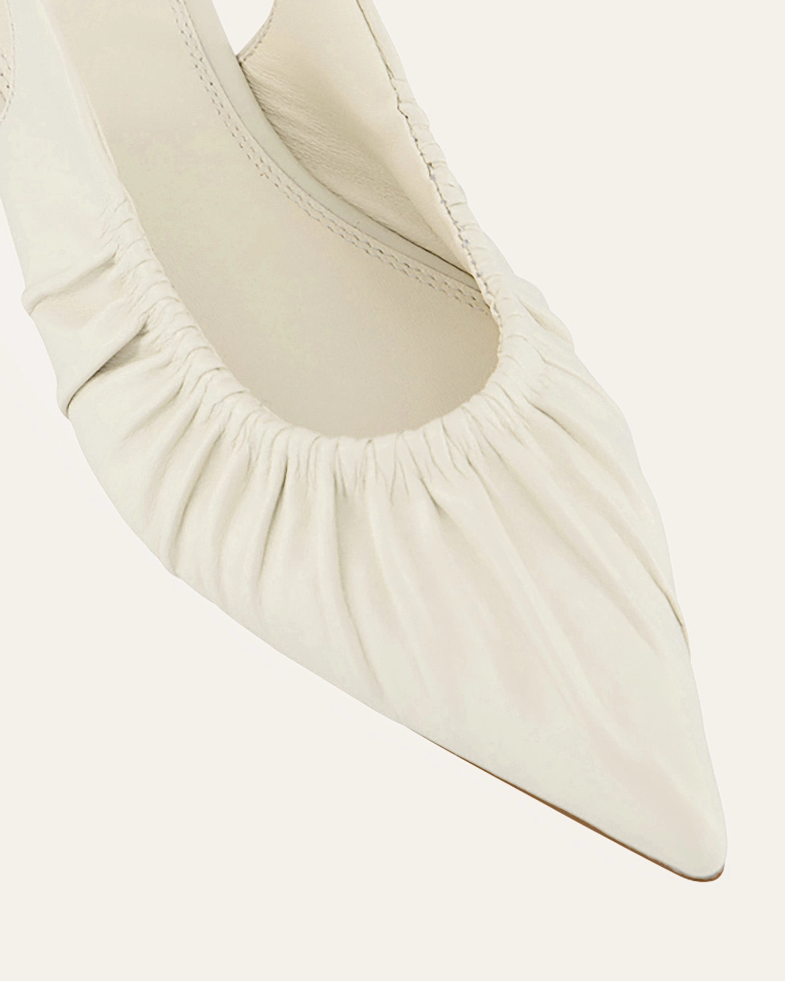 Tailored For Life Adaline Dress Flats Off White Leather