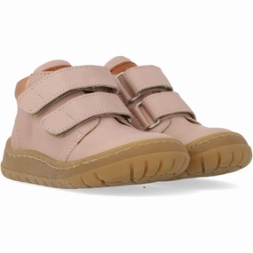 Angulus Rosebud/Tan/Copper Shine Beginner Mid-Cut Sneaker Urban Transition Made To Flex