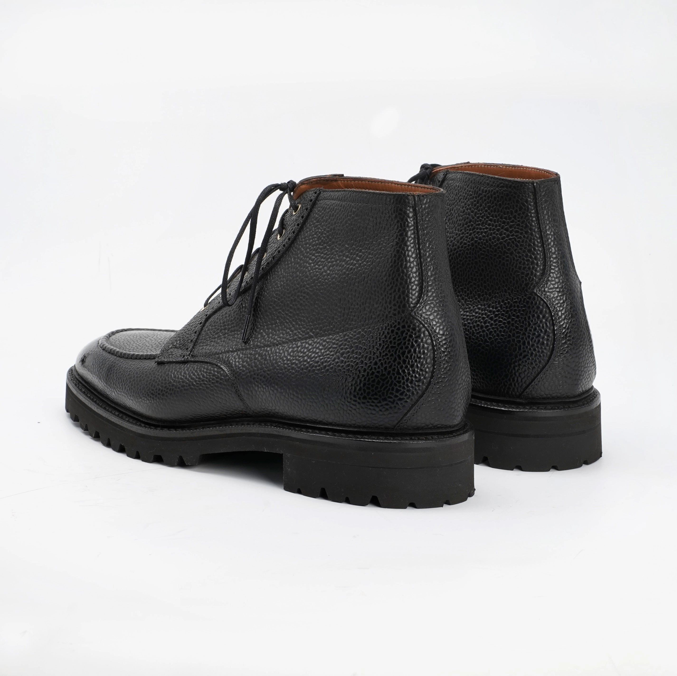 Lifestyle Fusion Engineered Casual Haring Moc Toe Derby Boot - Onyx