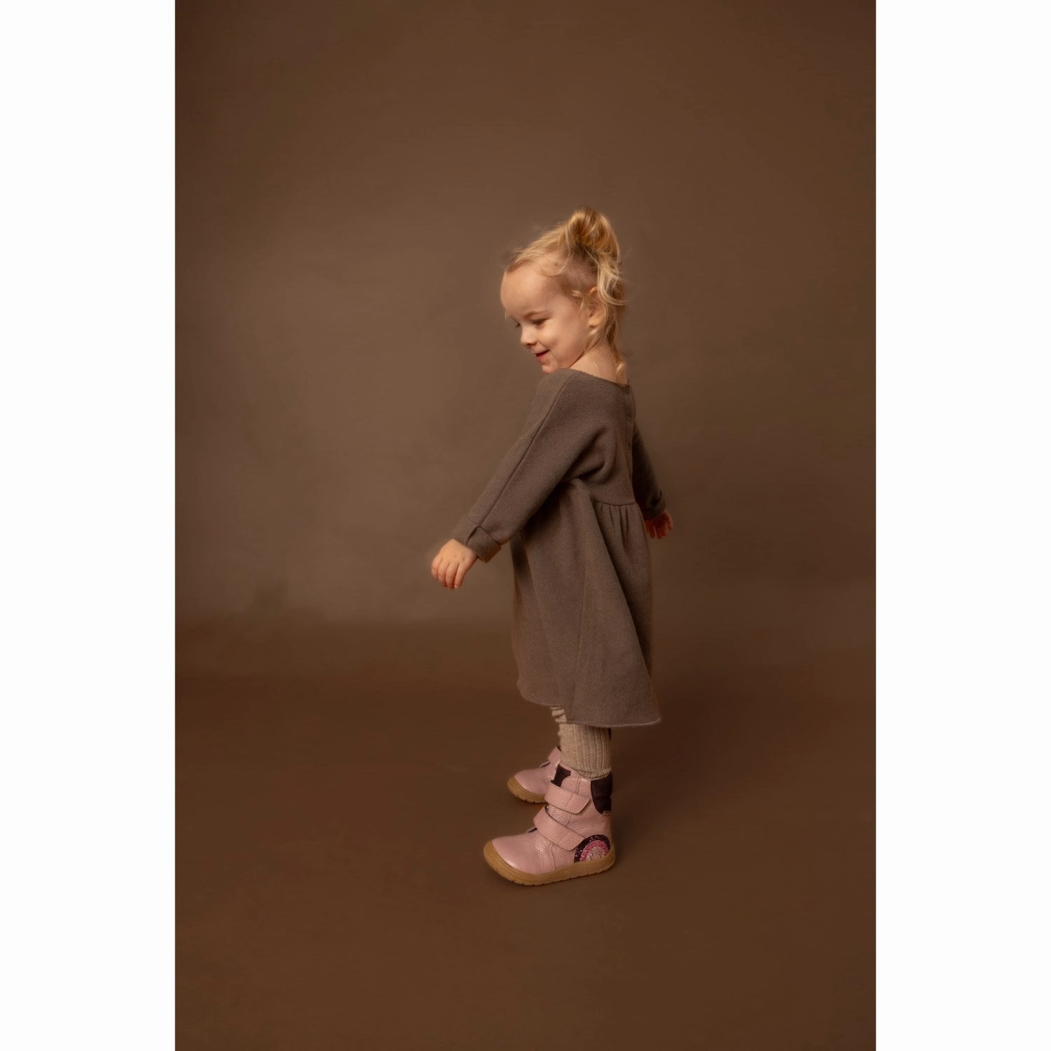 Angulus Mauve/Dusty Aubergine Tex-Boot Med Funklende Glitterregnbue Subtle Impact Cool Fitwear