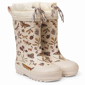 Precision Lifestyle Angulus Thermo Rubber Boots Winter Garden Print