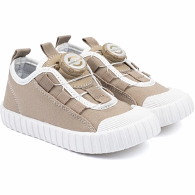 Mikk-Line Chocolate Chip Canvas Sneakers Crafted To Move Form In Action