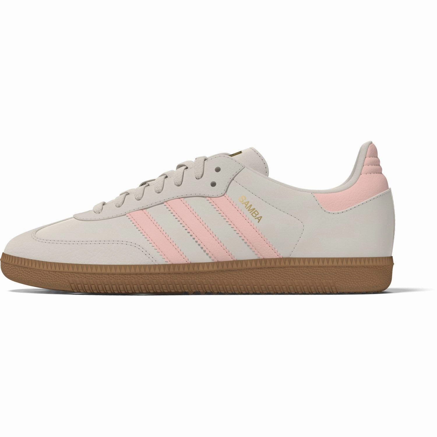 Adidas Originals Wonder White/Clear Orange/Gum 3 Samba Og J Sneakers Timeless Motionwear