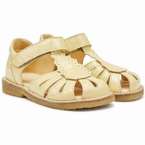 Angulus Sandals Mellow Yellow Layered City