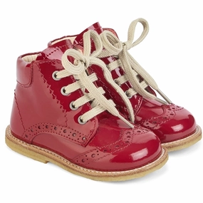 Angulus Starter Shoe With Lace Dark Red Motion-Driven