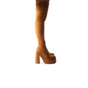 Finesse Brown Suede Stretch Made To Roam