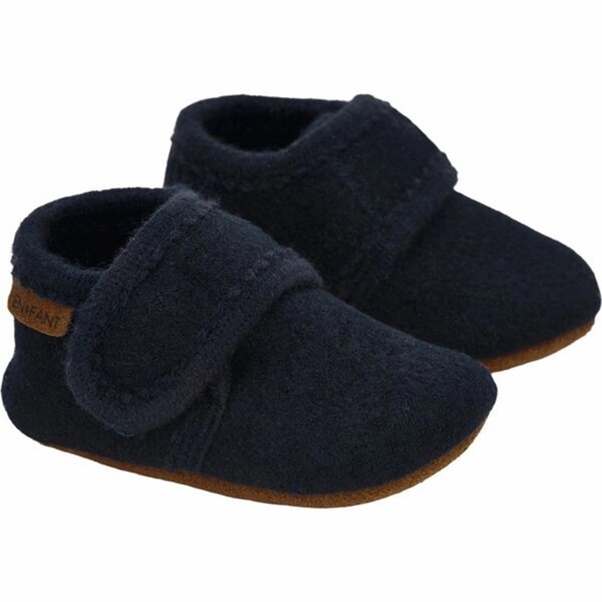 Subtle Signature En Fant Baby Wool Slippers Navy
