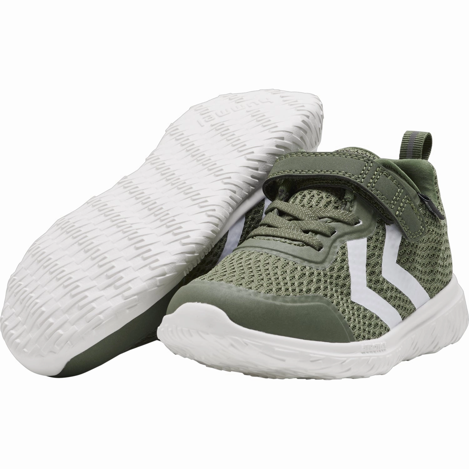 Essential Drop Living Flow Hummel Dark Olive Actus Recycled Tex Jr Sneakers