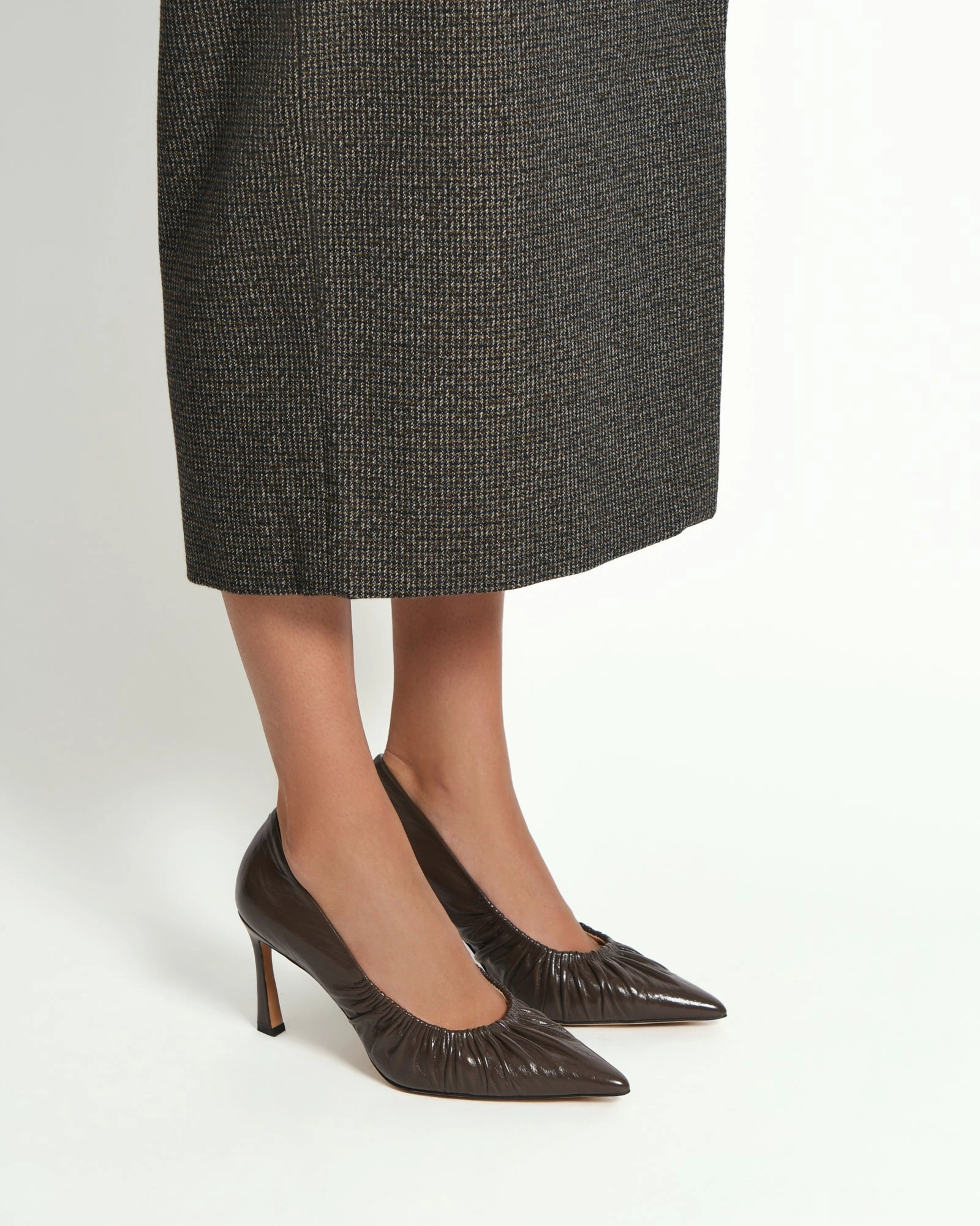 Constant Vibe Sinclair High Heels Dark Rye Leather