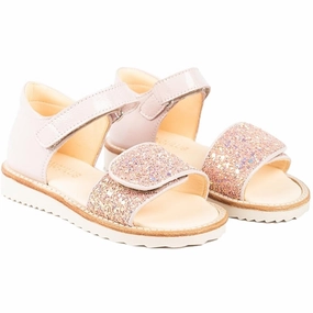 Angulus Sandals Pale Rose/Rose Glitter Purely You
