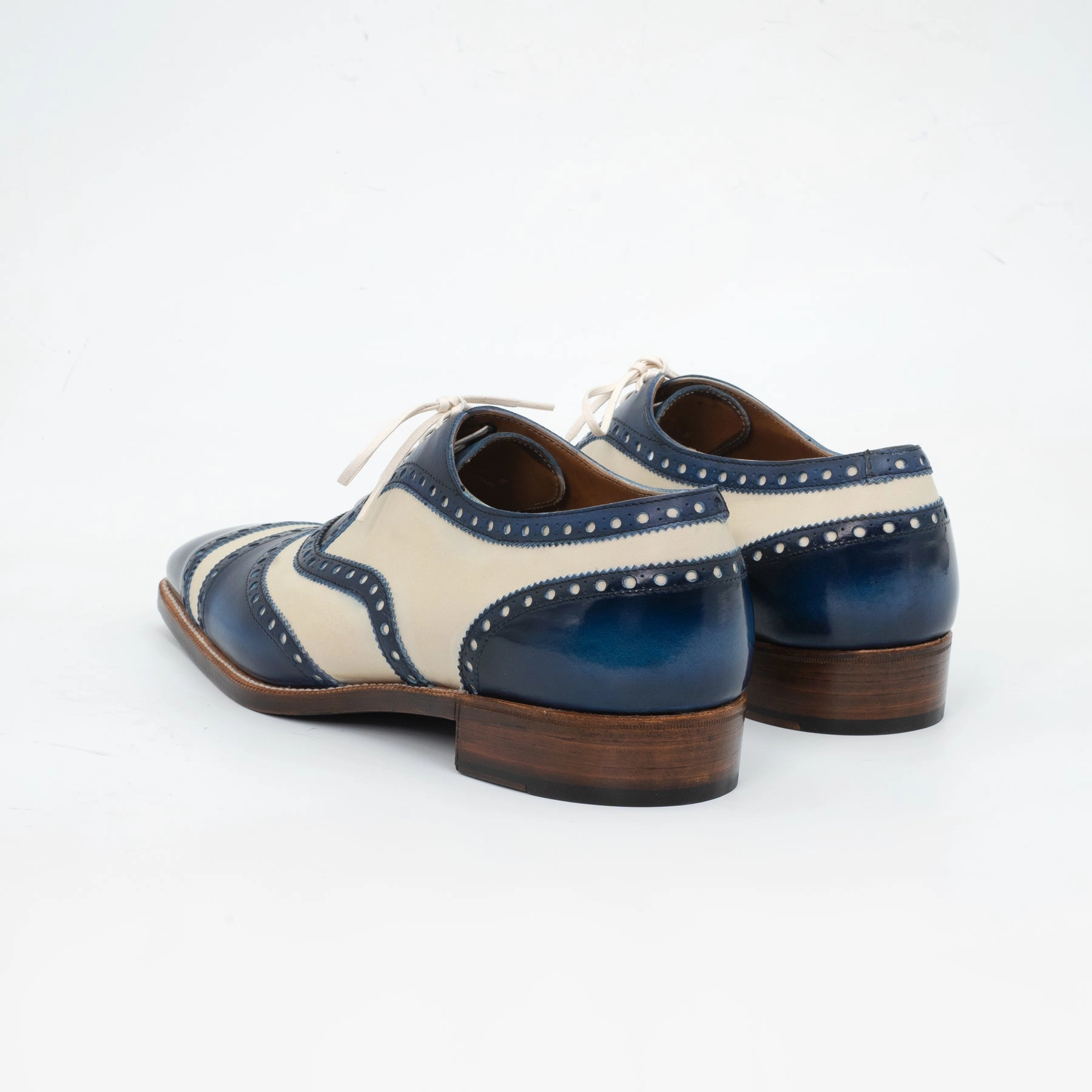 Spectator Full Oxford Mto - Blue & Cream Live Lightwear