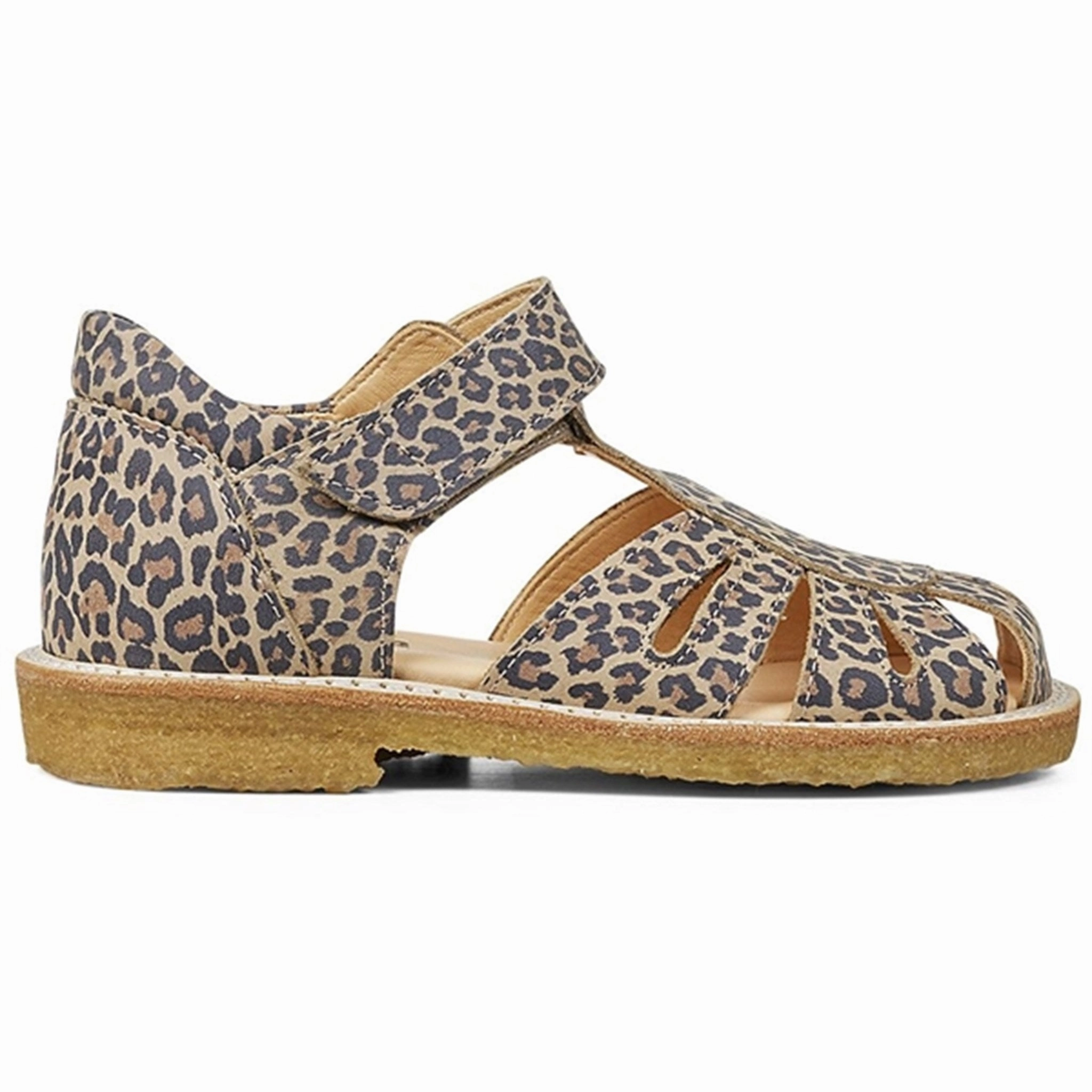 Angulus Sandal W. Velcro Leopard Streamline-Ready