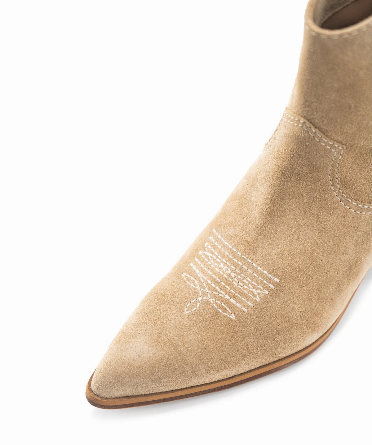Lise Beige Cowboy Boots Your New Core Modular Minimalism