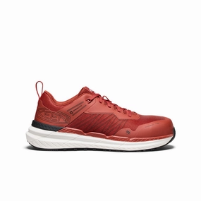 Men'S Speedworks Work Sneaker (Carbon Toe)  |  Red Ochre/Black Soft Impact